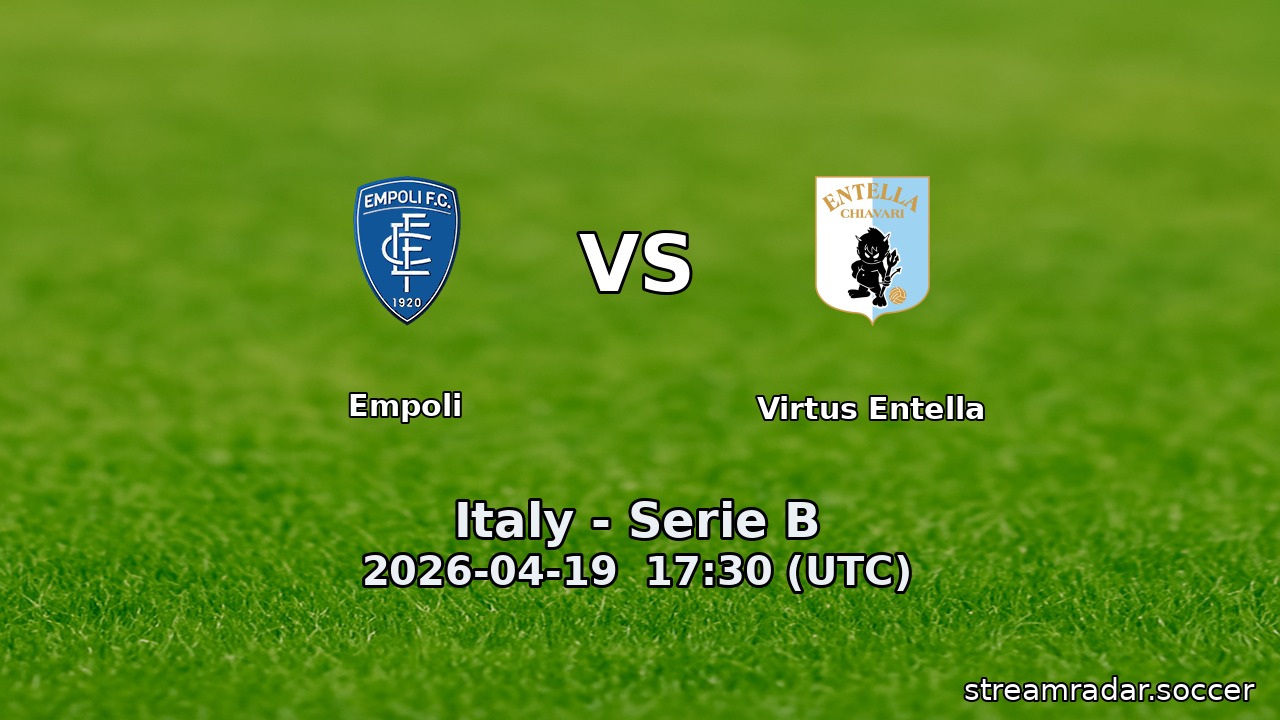 Empoli vs Virtus Entella
