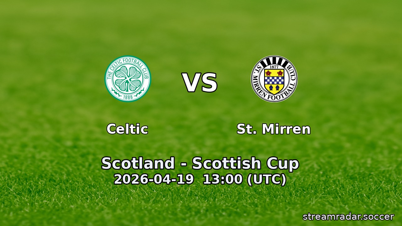Celtic vs St. Mirren