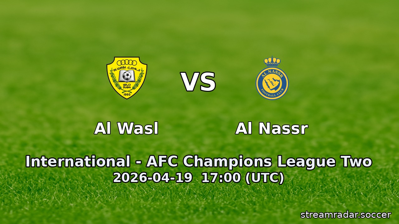 Al Wasl vs Al Nassr