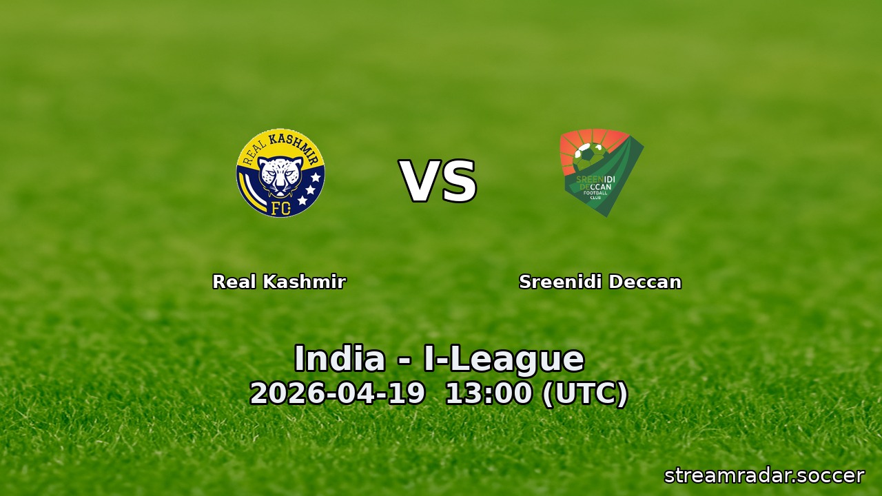 Real Kashmir vs Sreenidi Deccan