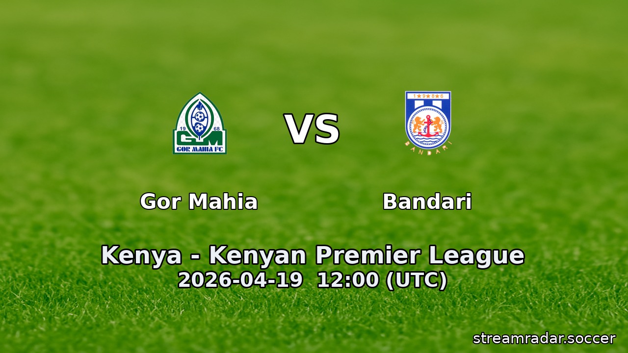 Gor Mahia vs Bandari