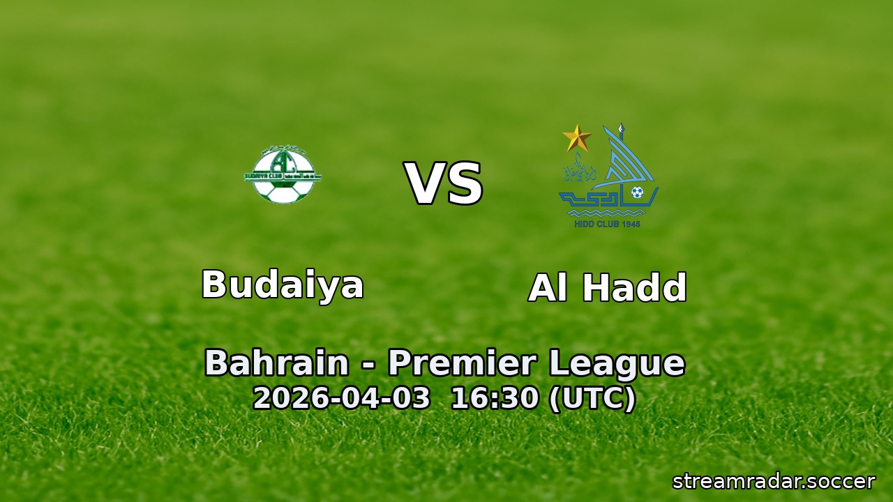 Budaiya vs Al Hadd