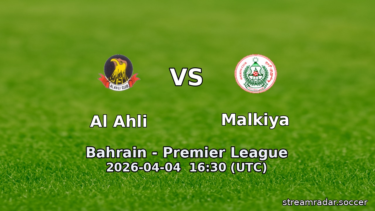Al Ahli vs Malkiya