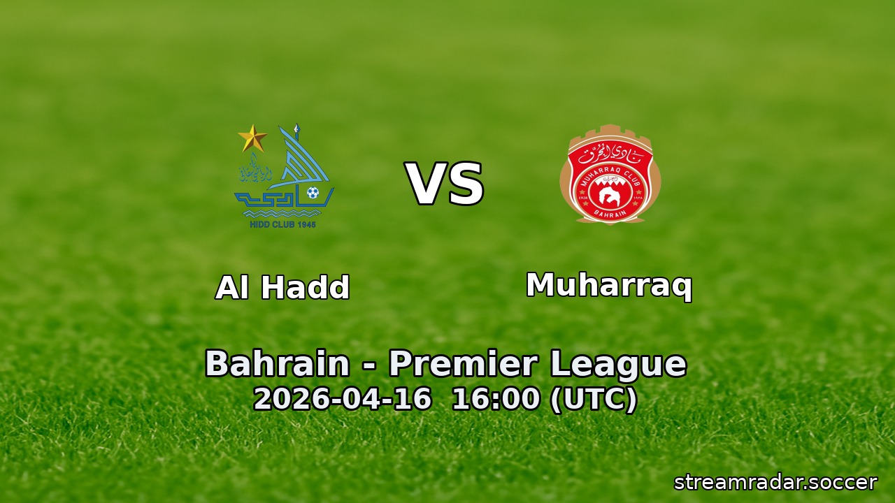Al Hadd vs Muharraq