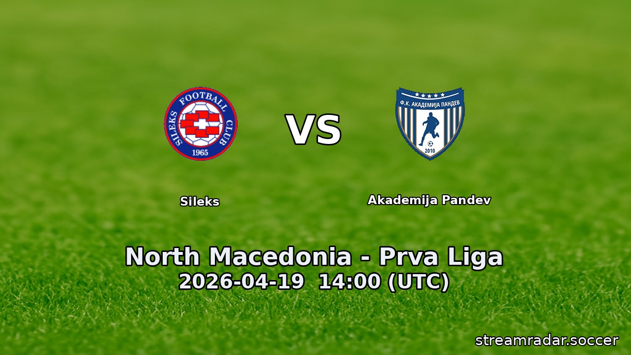 Sileks vs Akademija Pandev