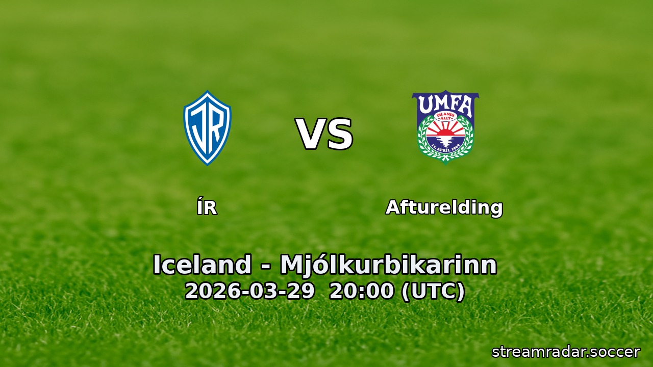 ÍR vs Afturelding