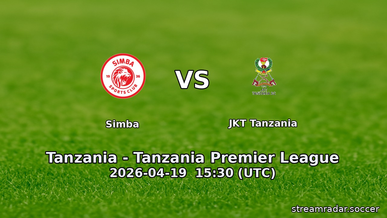 Simba vs JKT Tanzania