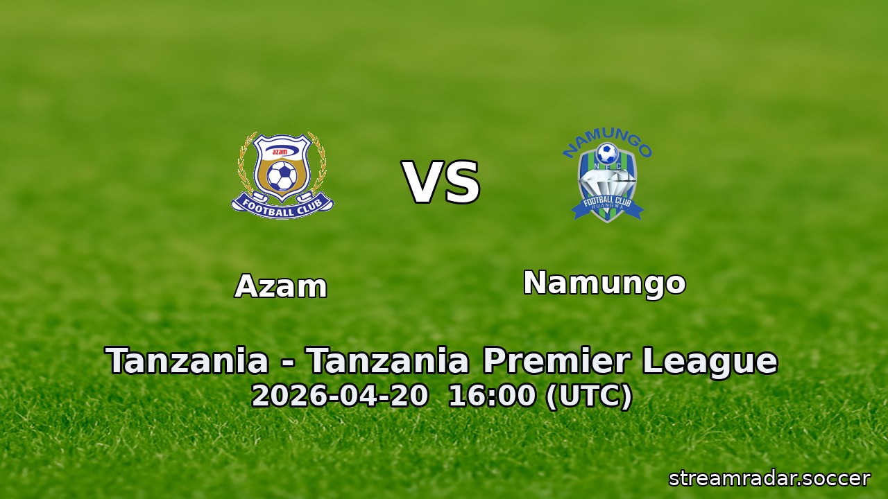 Azam vs Namungo