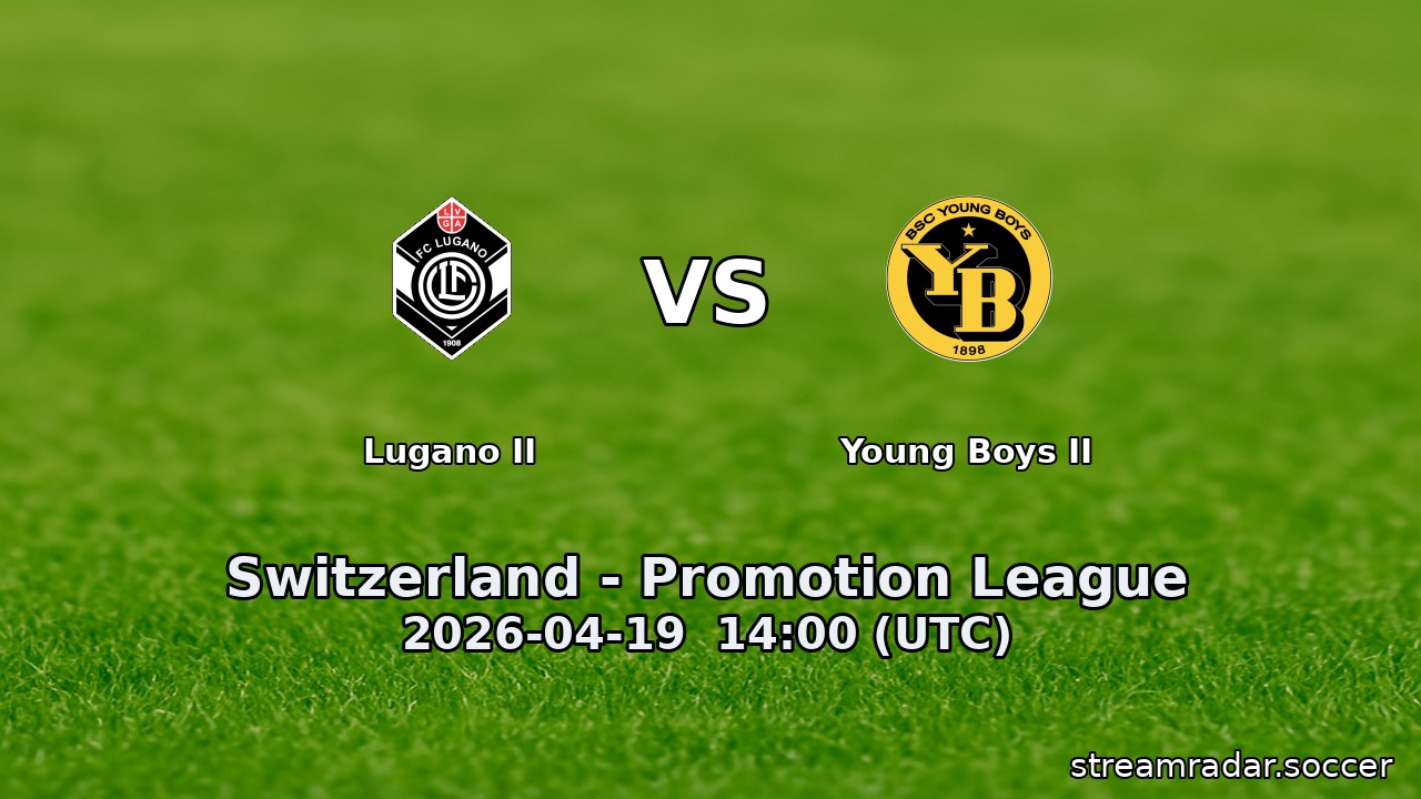 Lugano II vs Young Boys II