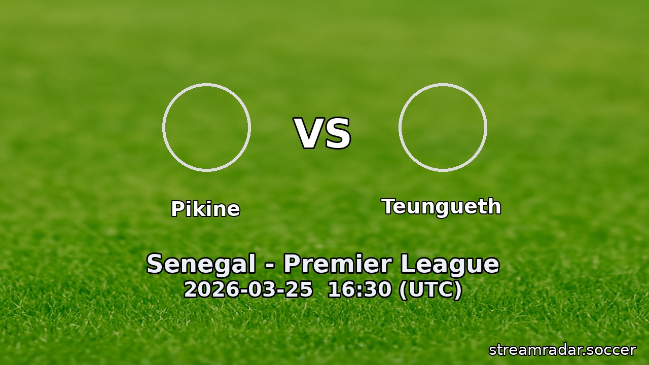 Pikine vs Teungueth