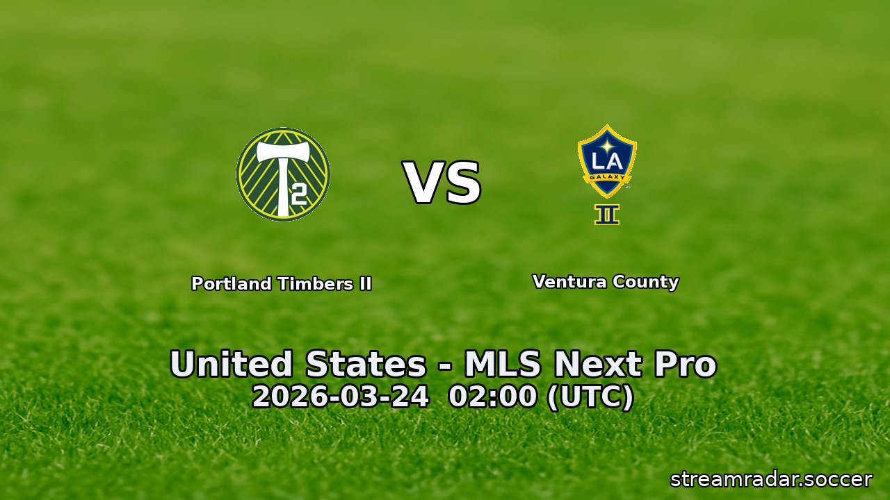 Portland Timbers II vs Ventura County