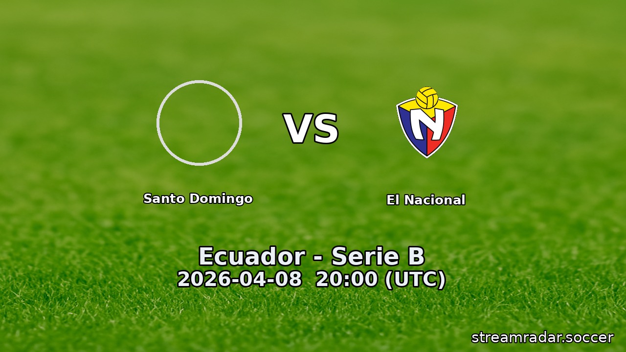 Santo Domingo vs El Nacional