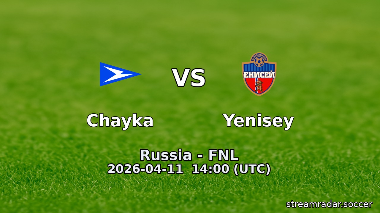 Chayka vs Yenisey