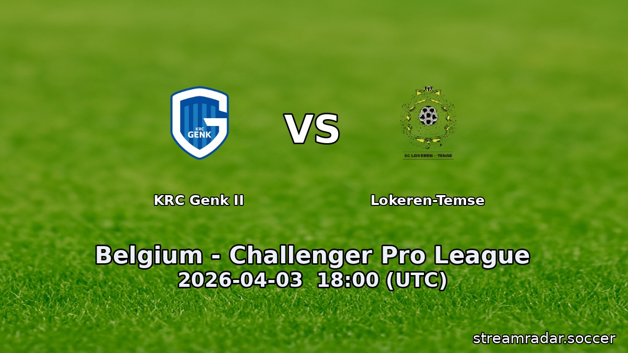 KRC Genk II vs Lokeren-Temse