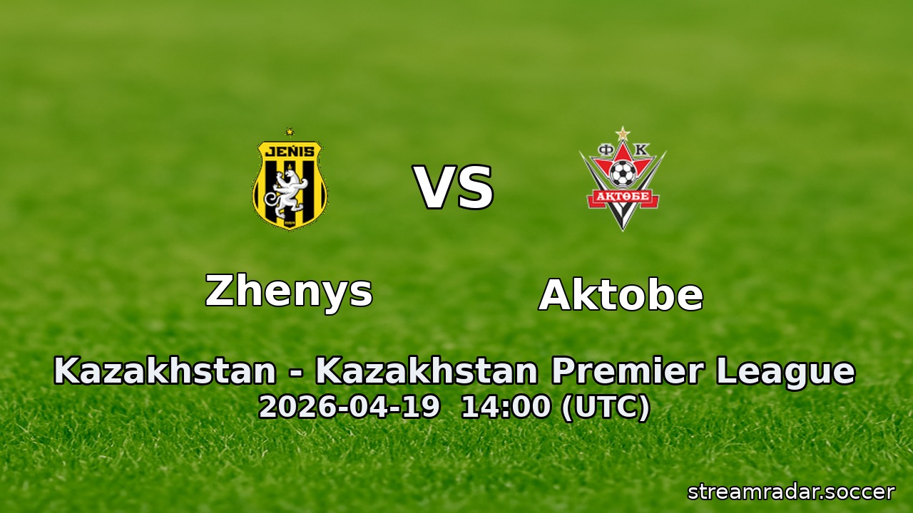 Zhenys vs Aktobe