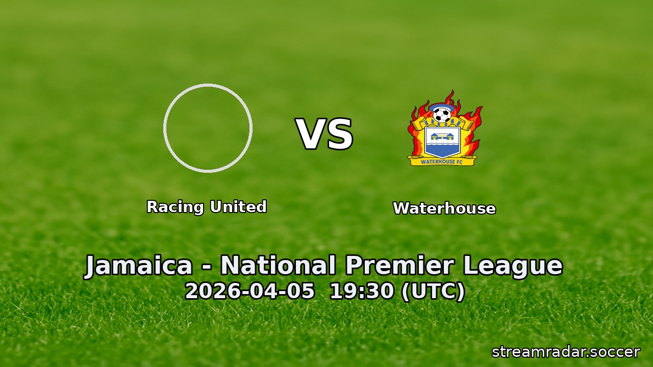 Racing United vs Waterhouse