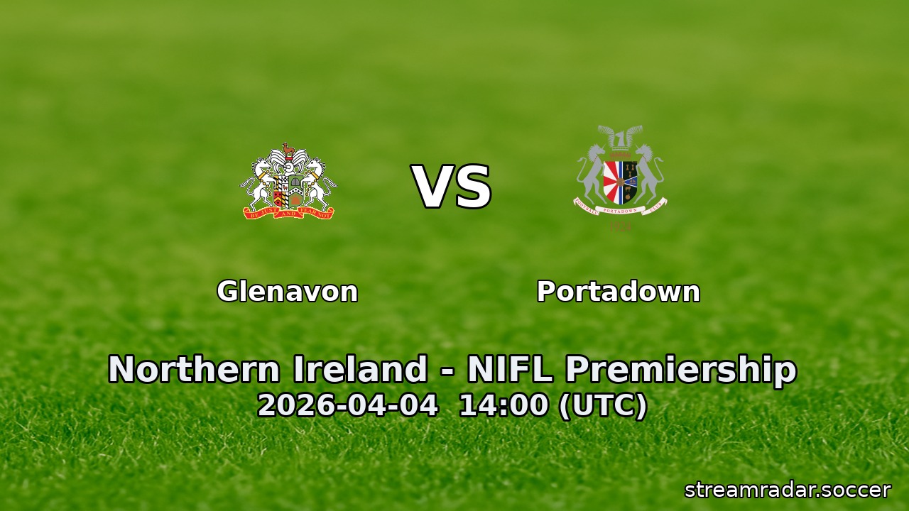 Glenavon vs Portadown