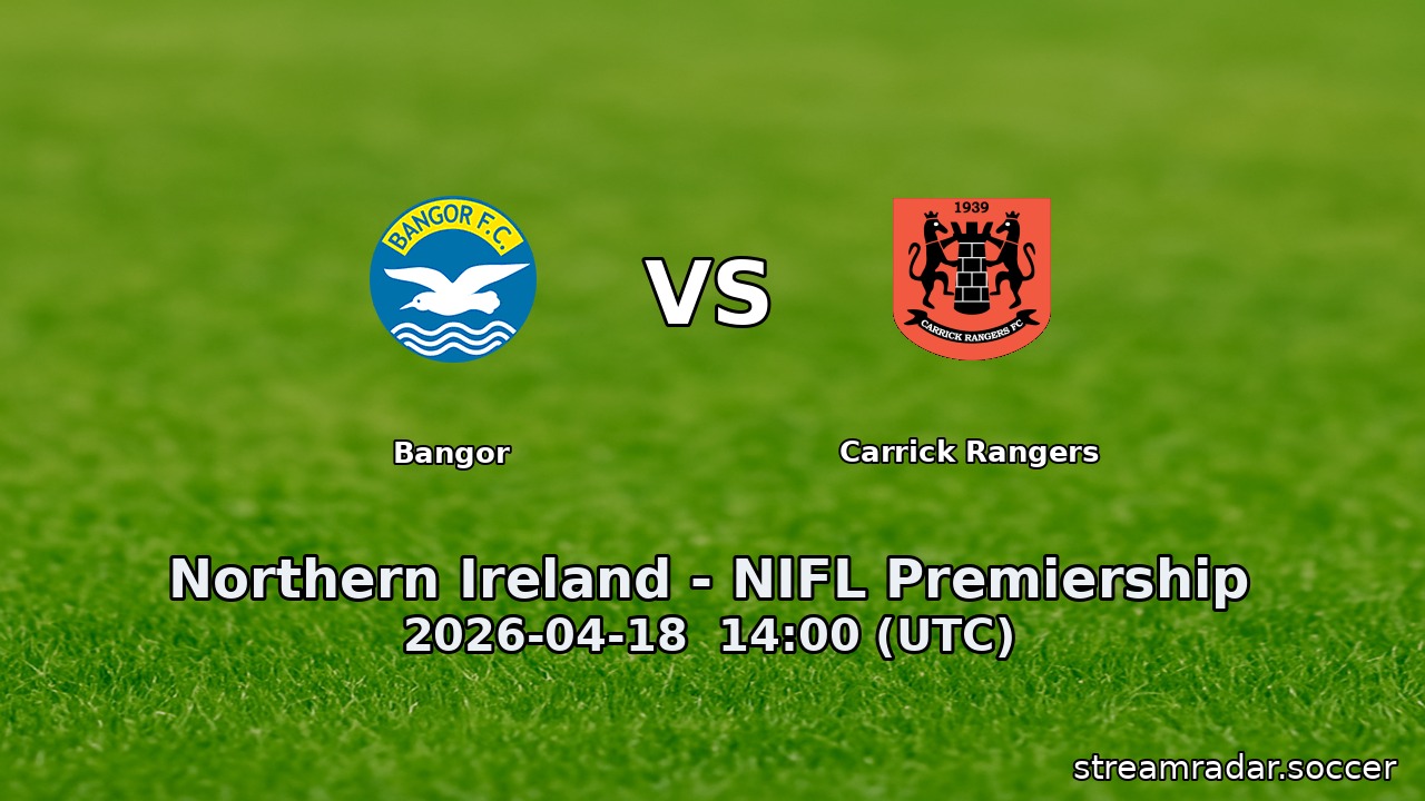 Bangor vs Carrick Rangers