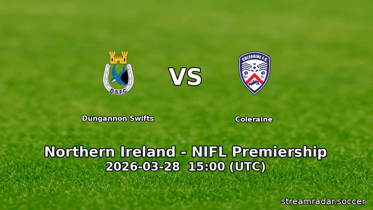Dungannon Swifts vs Coleraine