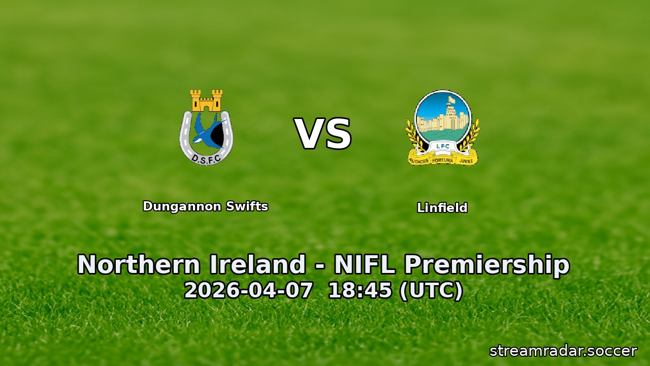 Dungannon Swifts vs Linfield