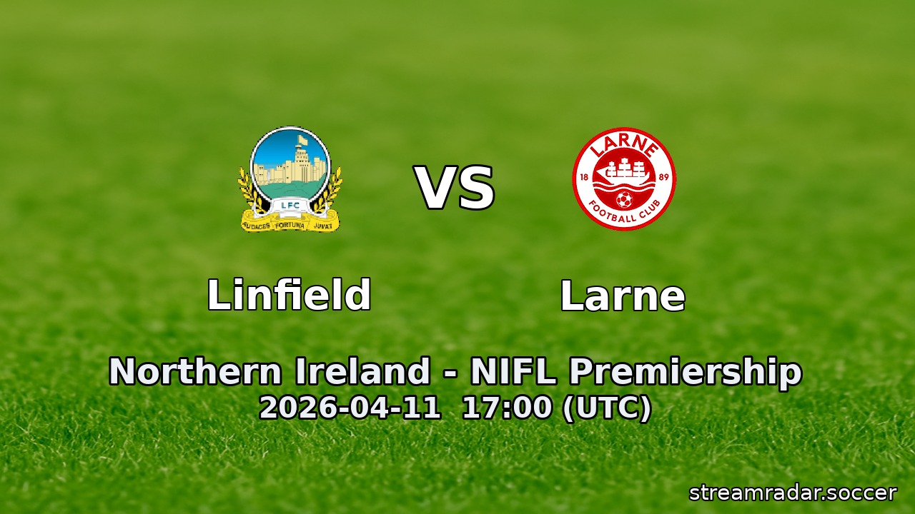 Linfield vs Larne