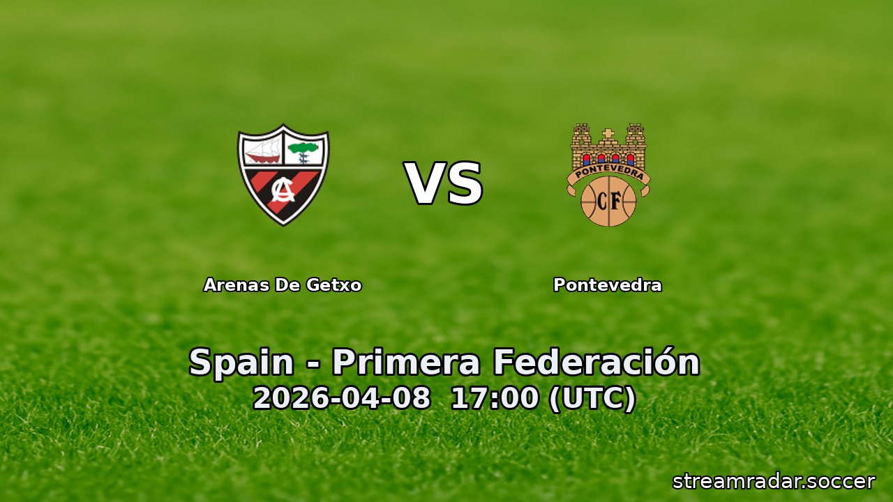 Arenas De Getxo vs Pontevedra