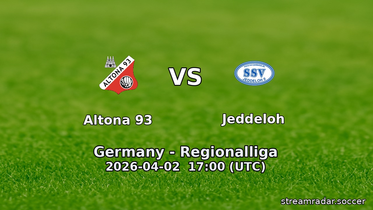 Altona 93 vs Jeddeloh