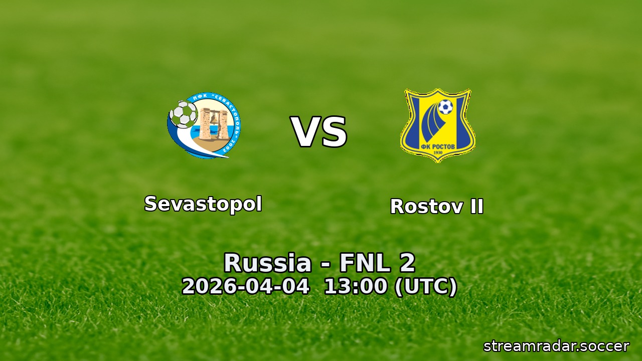 Sevastopol vs Rostov II