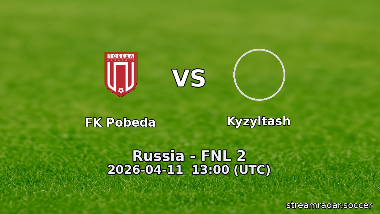 FK Pobeda vs Kyzyltash