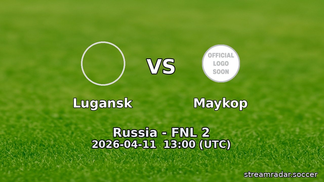 Lugansk vs Maykop