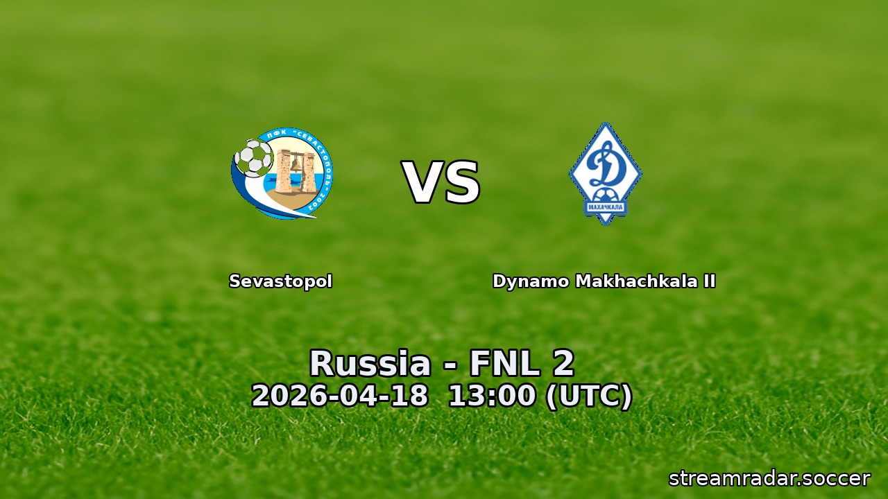 Sevastopol vs Dynamo Makhachkala II