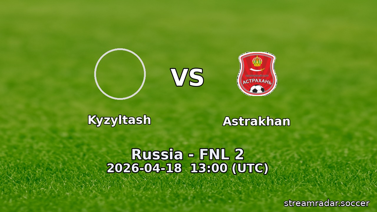 Kyzyltash vs Astrakhan