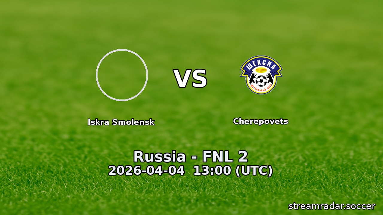 Iskra Smolensk vs Cherepovets