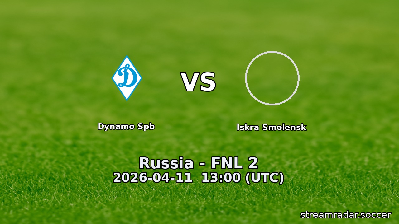 Dynamo Spb vs Iskra Smolensk