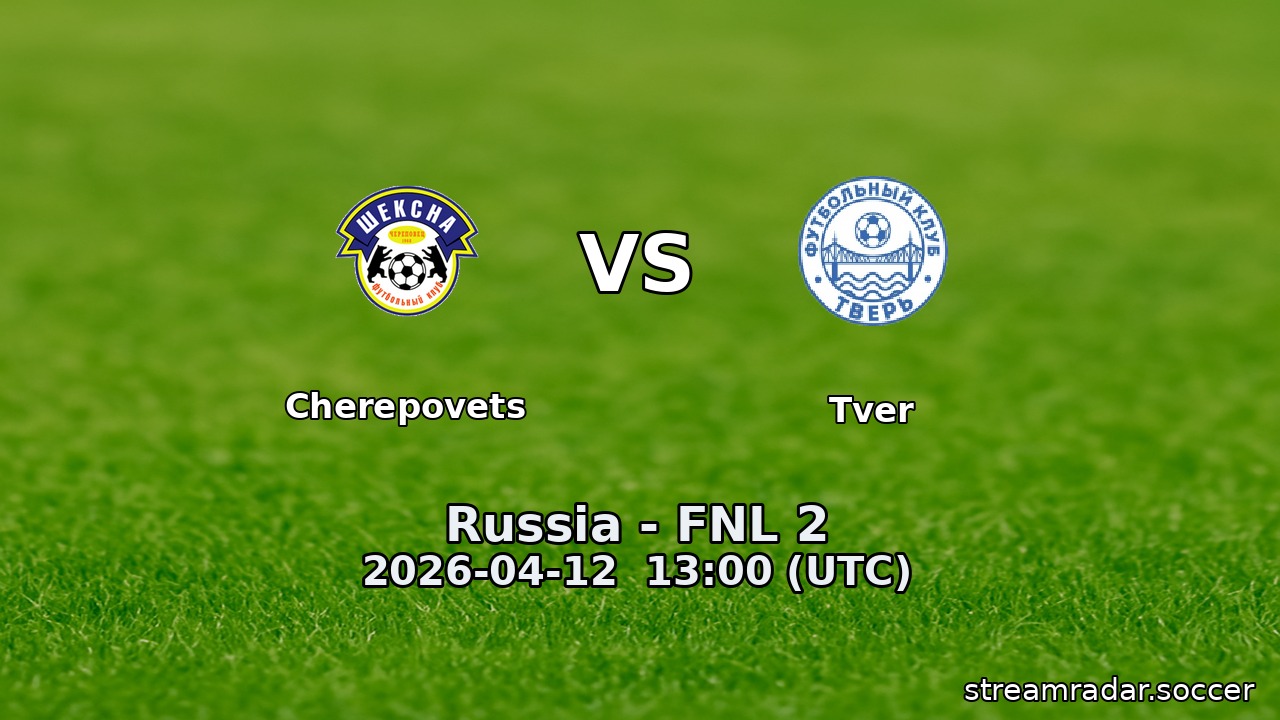 Cherepovets vs Tver