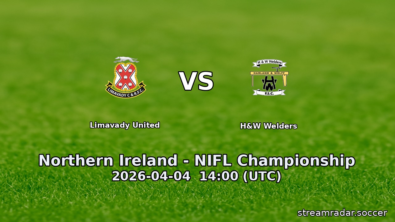 Limavady United vs H&W Welders