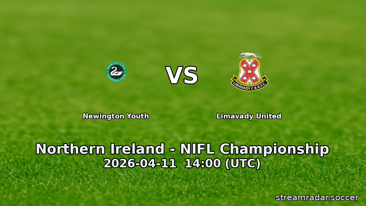 Newington Youth vs Limavady United