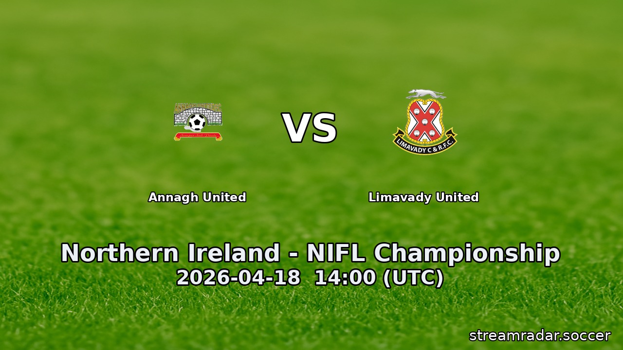 Annagh United vs Limavady United