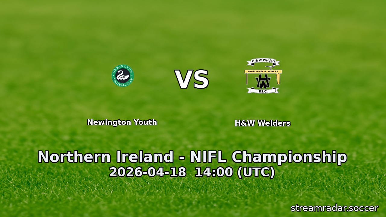 Newington Youth vs H&W Welders