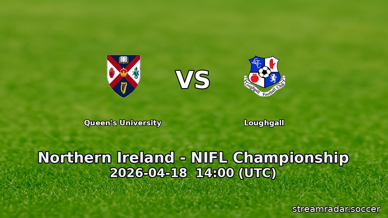 Queen's University vs Loughgall
