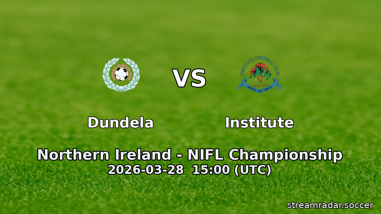 Dundela vs Institute