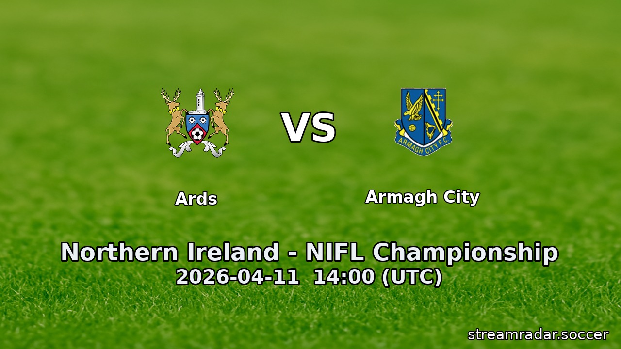 Ards vs Armagh City