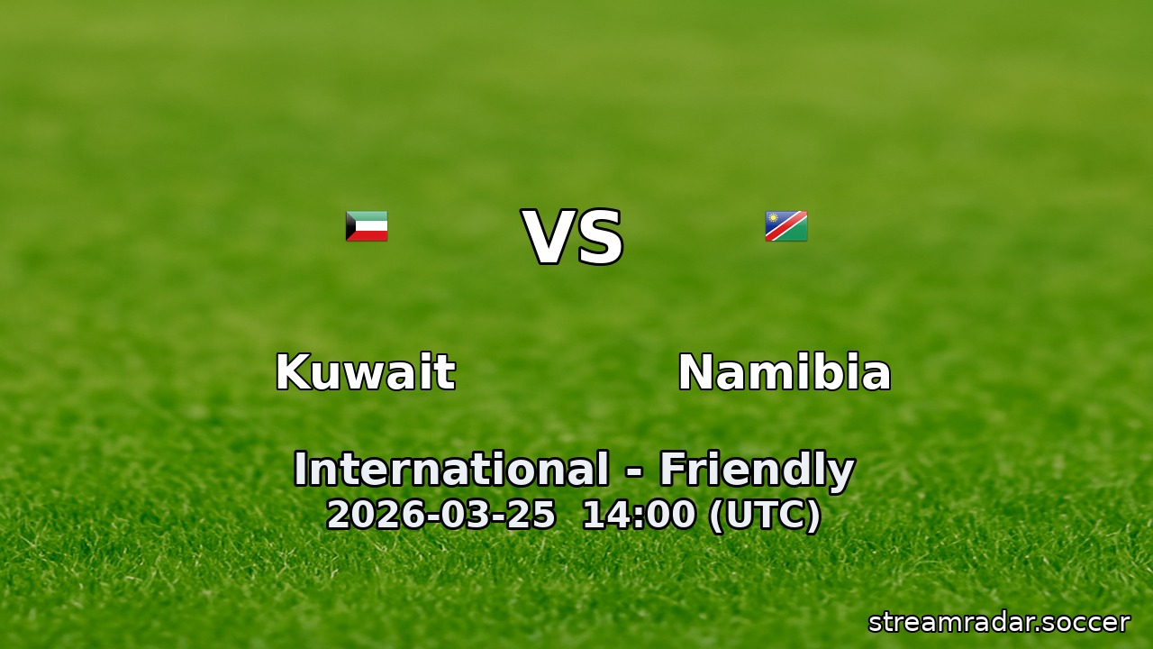 Kuwait vs Namibia