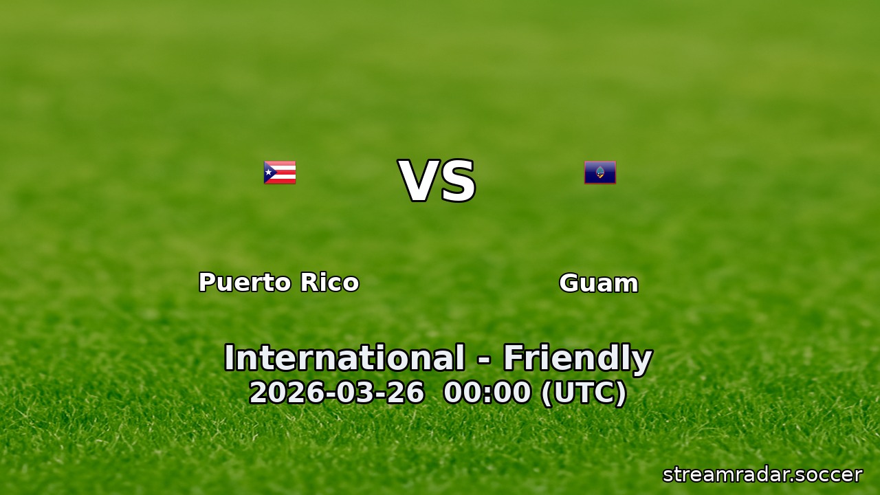Puerto Rico vs Guam