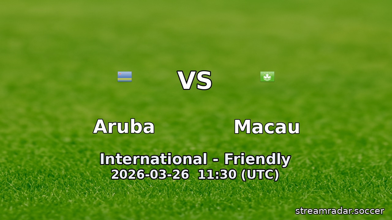 Aruba vs Macau