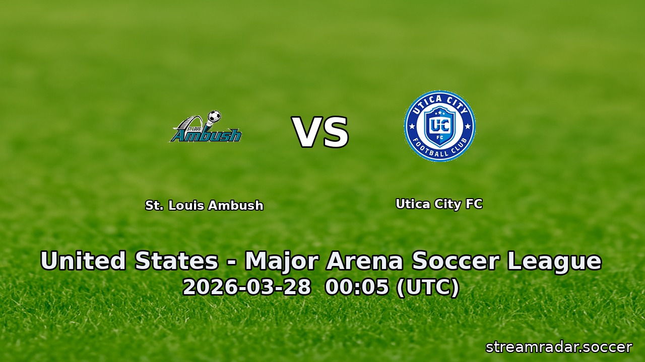 St. Louis Ambush vs Utica City FC
