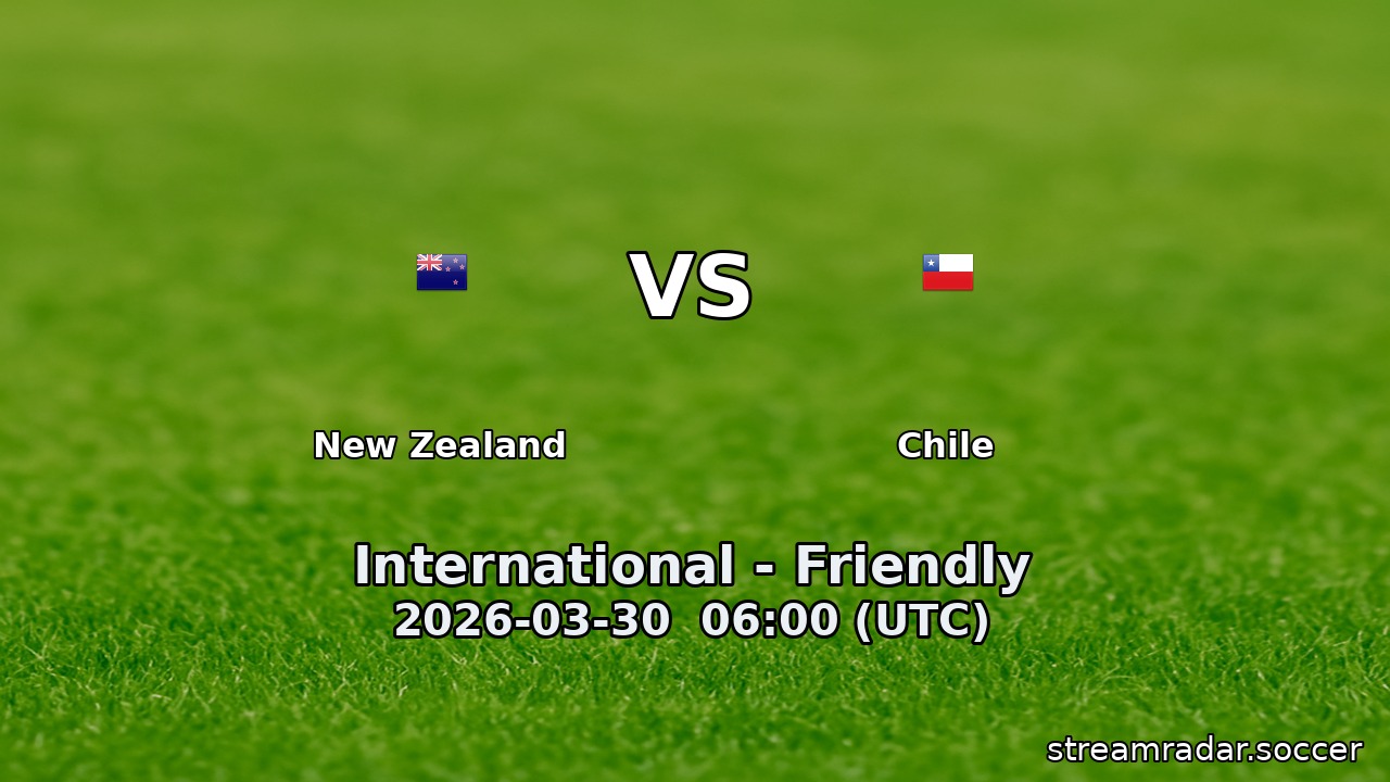 New Zealand vs Chile