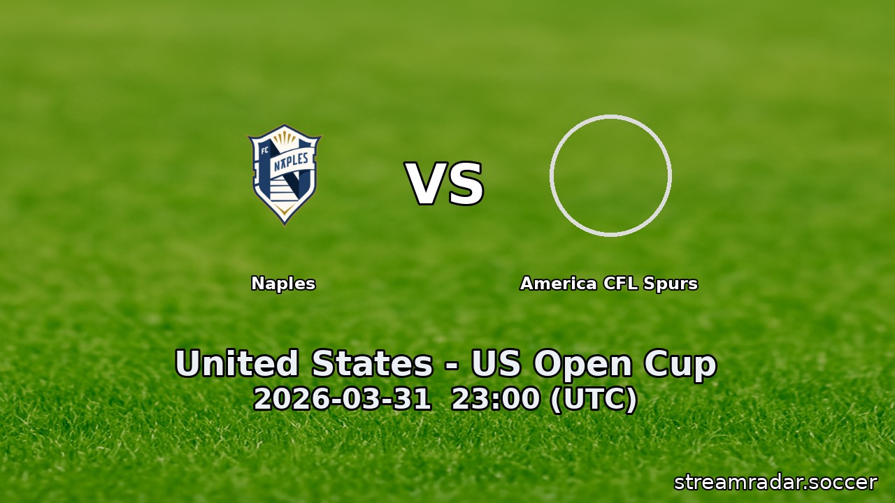 Naples vs America CFL Spurs