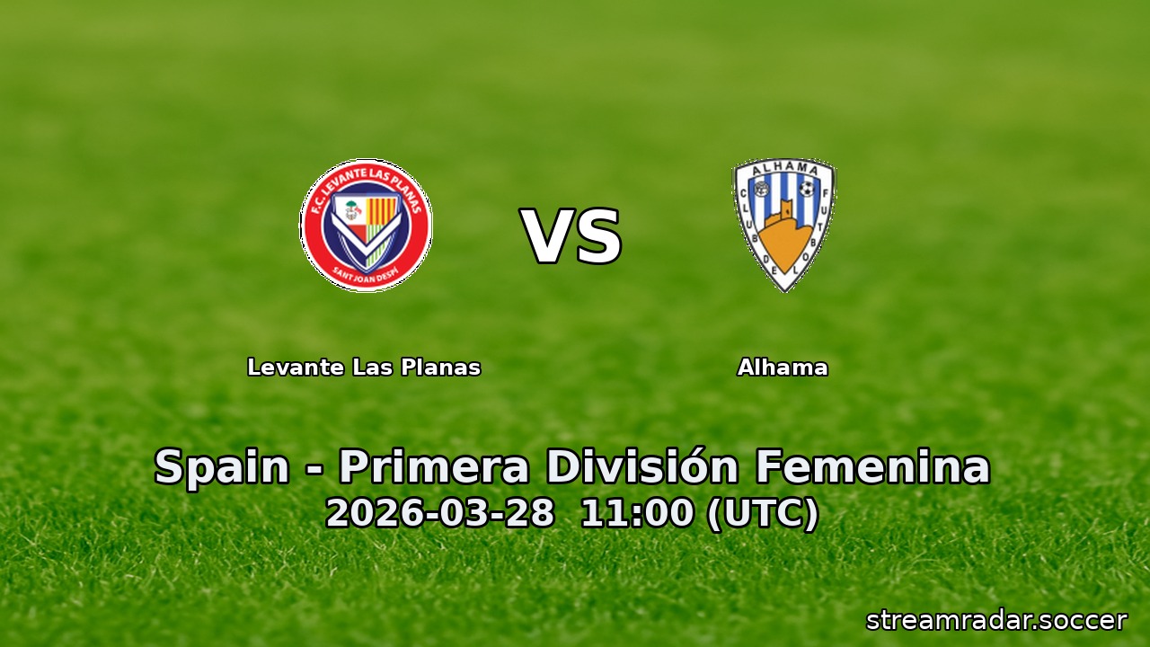 Levante Las Planas vs Alhama