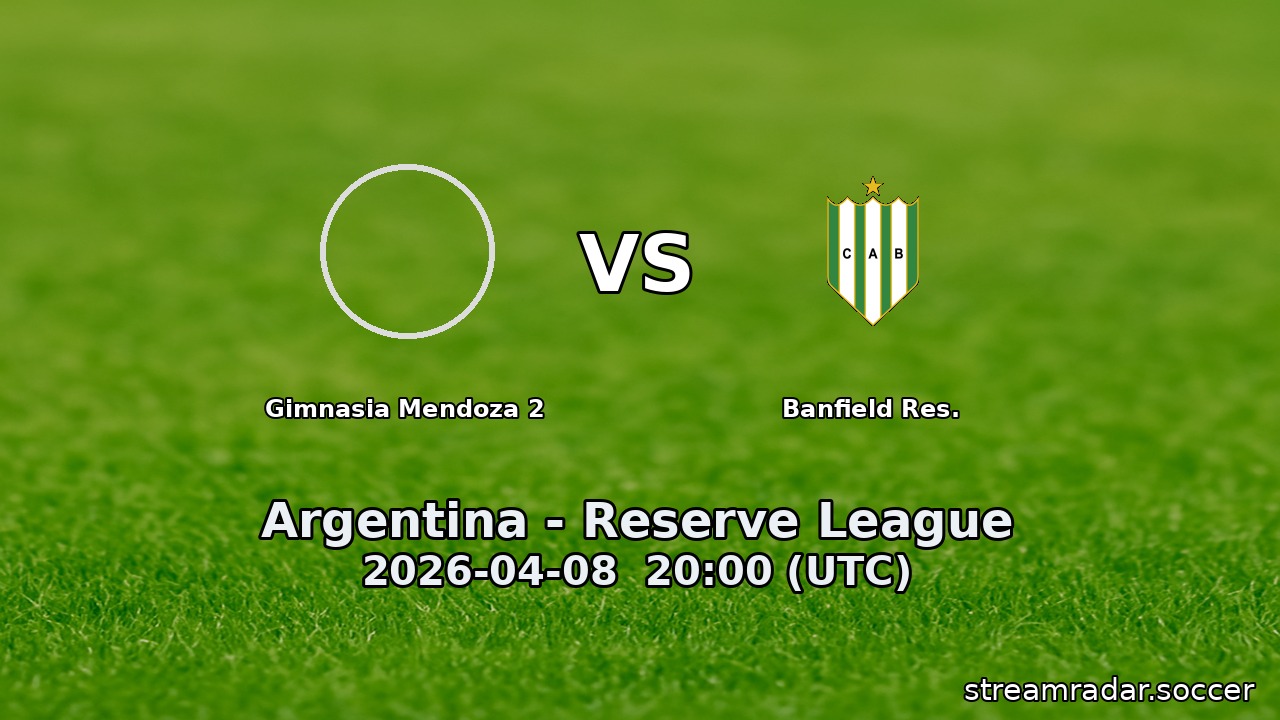 Gimnasia Mendoza 2 vs Banfield Res.